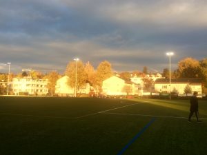 …und so erscheint zum Spielende das Riet plötzlich im hellen Glanz!